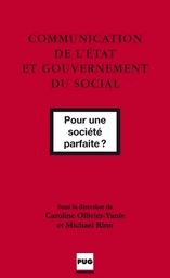 Communication de l’état et gouvernement du social