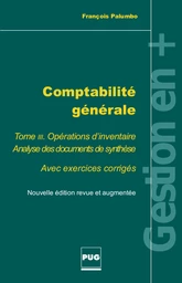 Comptabilité générale - Tome 3