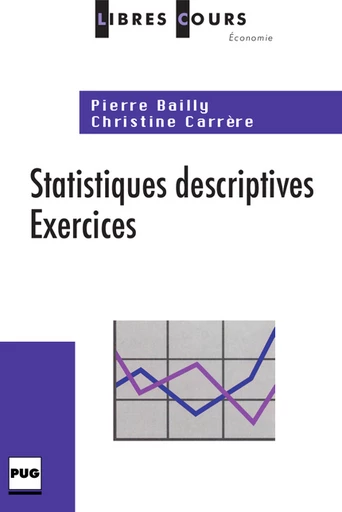 Statistiques descriptives. Exercices - Pierre Bailly, Christine Carrère - PUG