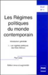 Les Régimes politiques du monde contemporain – Tome 1