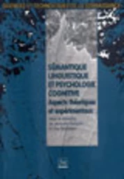 Sémantique linguistique et psychologie cognitive