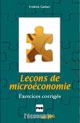 Leçons de microéconomie