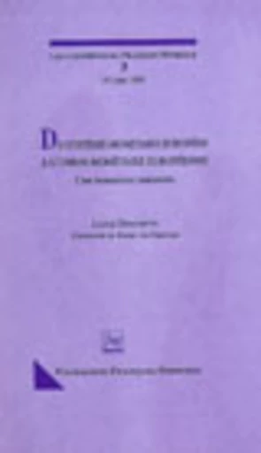 Du système monétaire européen à l'union monétaire européenne - Luigi Spaventa - PUG