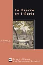 La Pierre et l'Ecrit n° 18