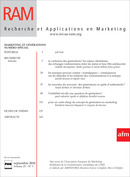Recherche et Applications en Marketing - 2010 - Volume 25 - n°3