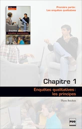 Enquêtes qualitatives : les principes (chapitre 1)