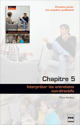 Interpréter les entretiens non-directifs (chapitre 5)