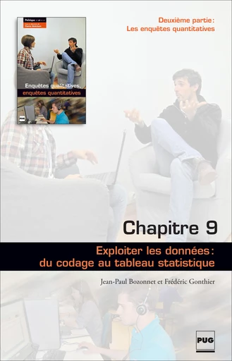 Exploiter des données : du codage au tableau statistique (chapitre 9) - Jean-Paul Bozonnet, Frédéric Gonthier - PUG