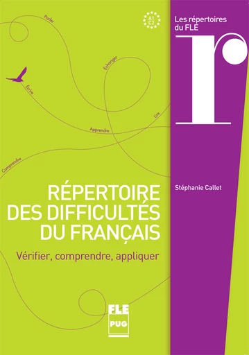 Répertoire des difficultés du français - A1-C2 - Stéphanie Callet - PUG