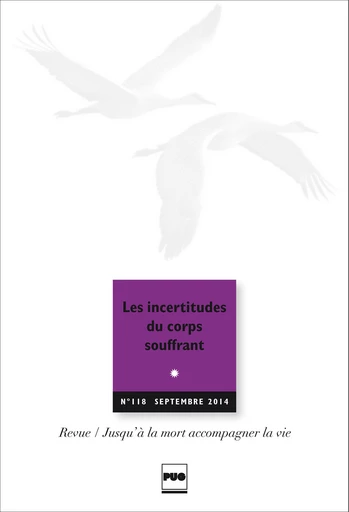 Les incertitudes du corps souffrant -  - PUG