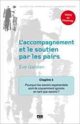 Chapitre 5 – Pourquoi les savoirs expérientiels sont-ils couramment ignorés en tant que savoirs ?