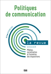 Politiques de communication n°17 - Automne 2021