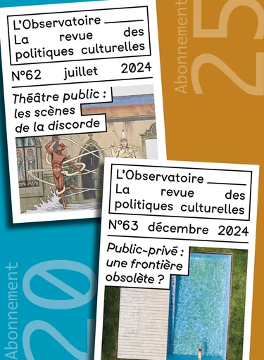 Abonnement 2025 – Revue L'OBSERVATOIRE -  - PUG et OPC