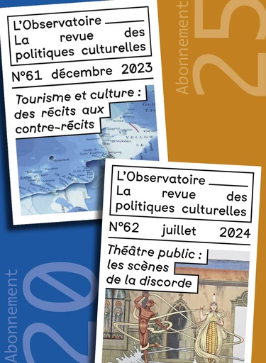 Abonnement 2025 – Revue L'OBSERVATOIRE -  - PUG et OPC